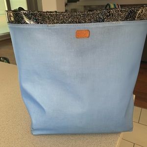 Large Slim Blue Consuela Tote